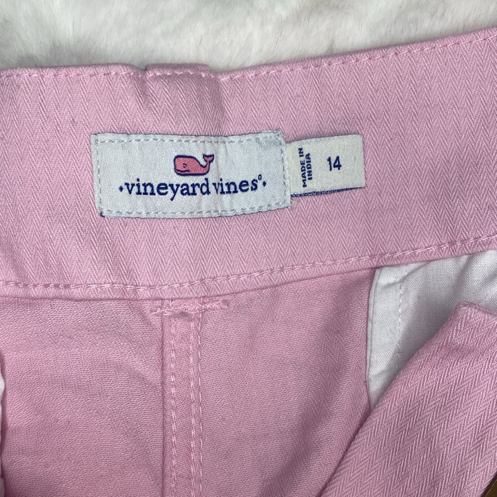 Vineyard Vines Pink High Waist Women’s Shorts - Picture 2 of 8
